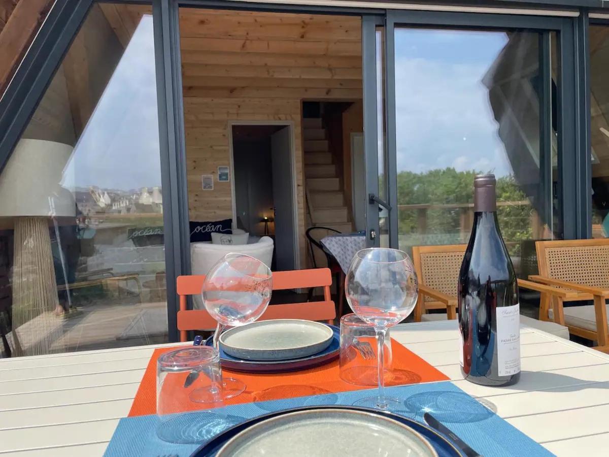 Villa Le Tipi Bleu Tiny House Neuve Avec Terrasse Et Jardin Camaret-sur-Mer Exterior foto