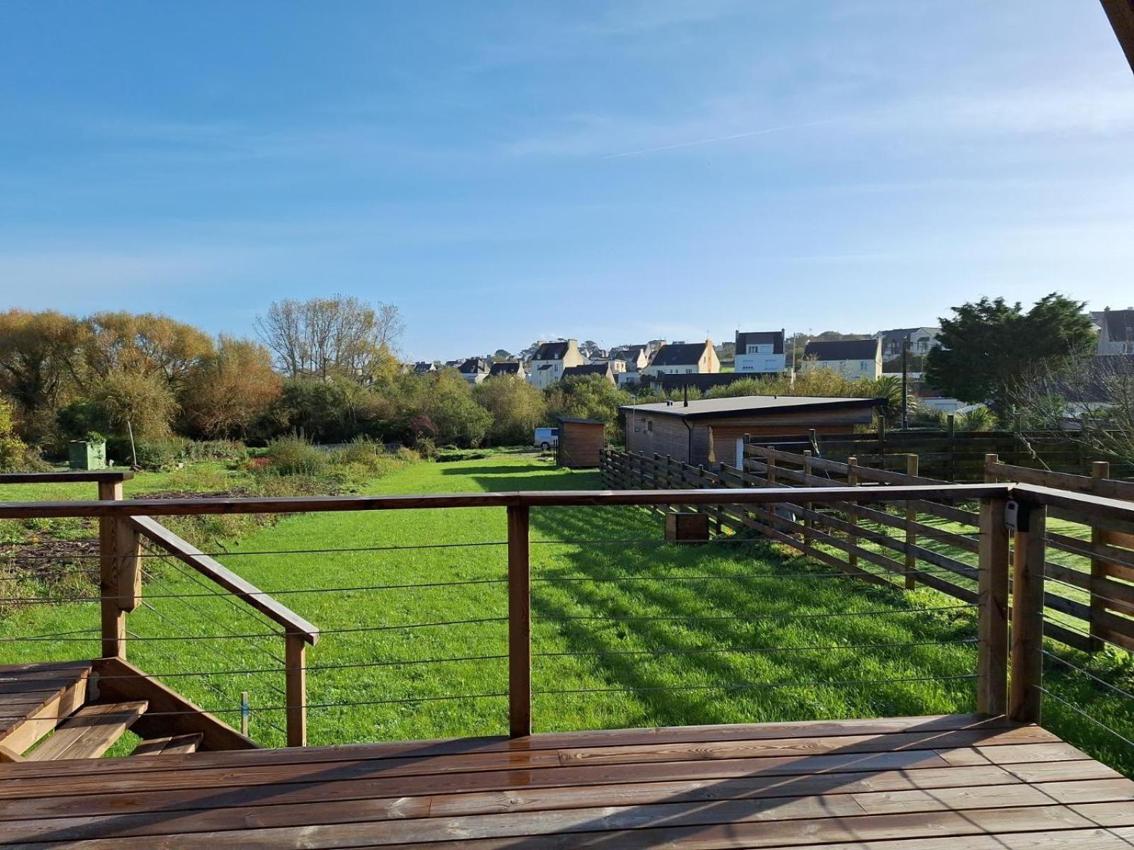 Villa Le Tipi Bleu Tiny House Neuve Avec Terrasse Et Jardin Camaret-sur-Mer Exterior foto