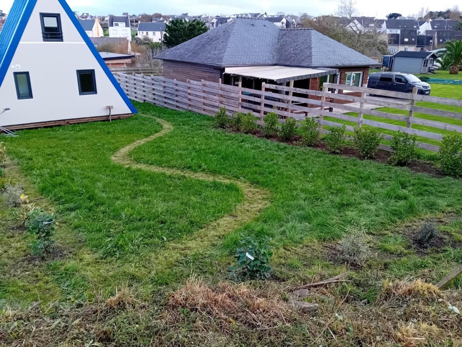 Villa Le Tipi Bleu Tiny House Neuve Avec Terrasse Et Jardin Camaret-sur-Mer Exterior foto