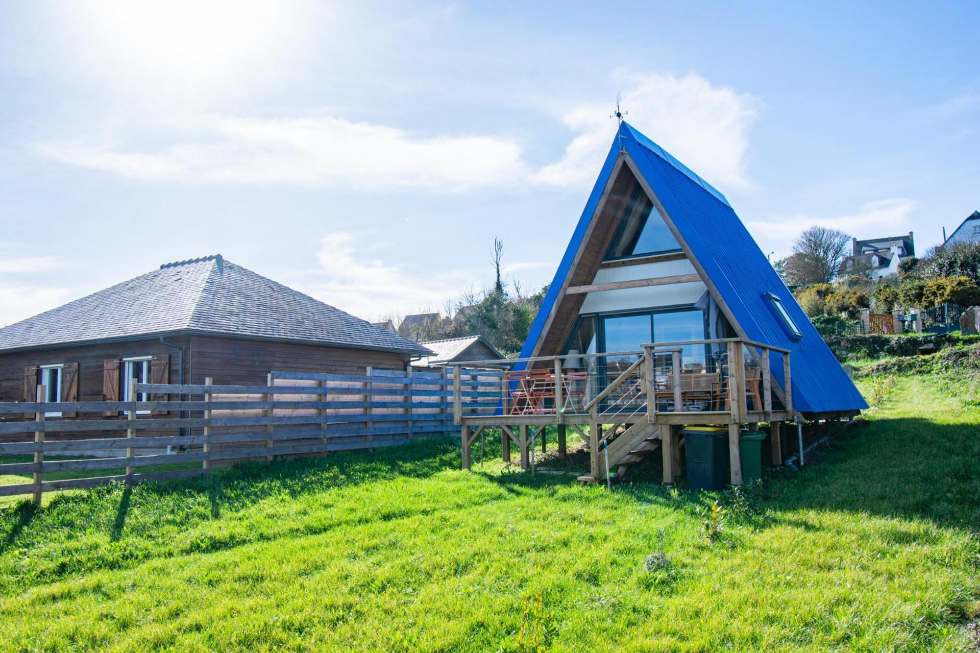 Villa Le Tipi Bleu Tiny House Neuve Avec Terrasse Et Jardin Camaret-sur-Mer Exterior foto